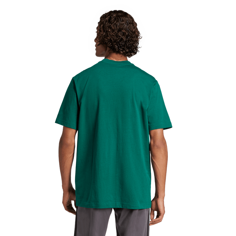 Camiseta-Manga-Corta-adidas-para-hombre-M-Sl-Sj-T-para-moda-color-verde.-Reverso-Sin-Modelo