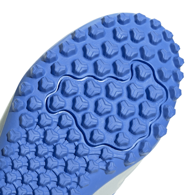 Guayos-adidas-para-niño-Copa-Pure-Iii-Club-para-futbol-color-azul.-Lateral-Y-Suela
