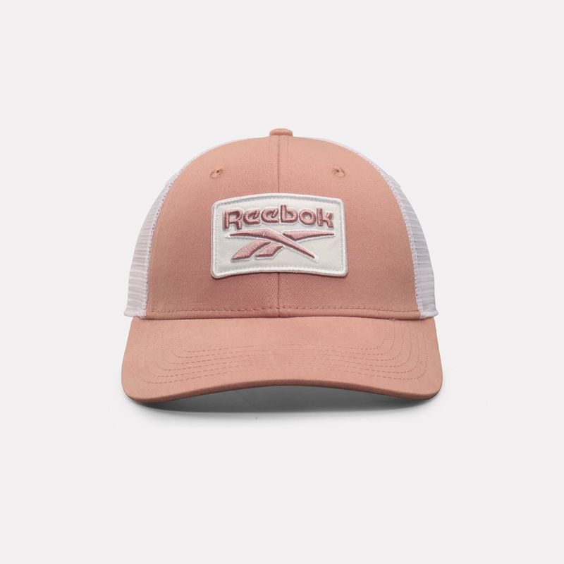 Gorra-reebok-para-hombre-Rbk-Patch-Trucker-Cap-para-entrenamiento-color-rosado.-Frente-Sin-Modelo-