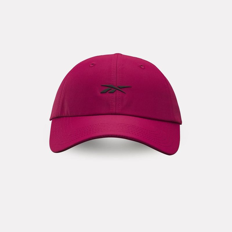 Gorra-reebok-para-hombre-Rbk-Small-Vector-Cap-para-entrenamiento-color-rojo.-Frente-Sin-Modelo-