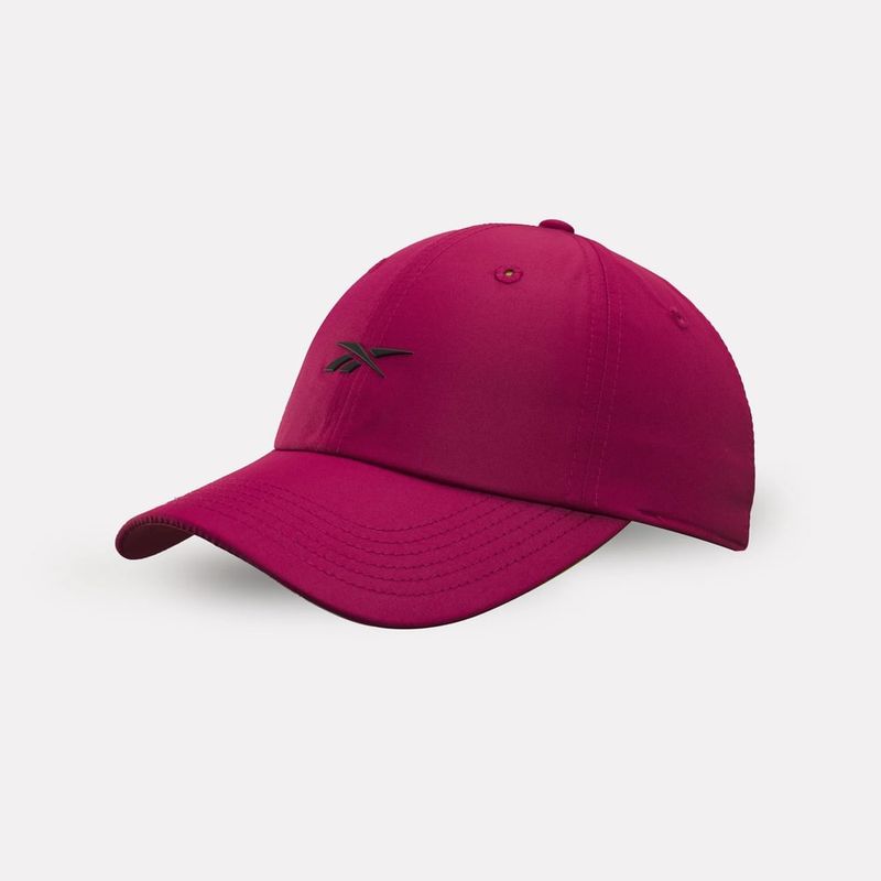 Gorra-reebok-para-hombre-Rbk-Small-Vector-Cap-para-entrenamiento-color-rojo.-Reverso-Sin-Modelo-