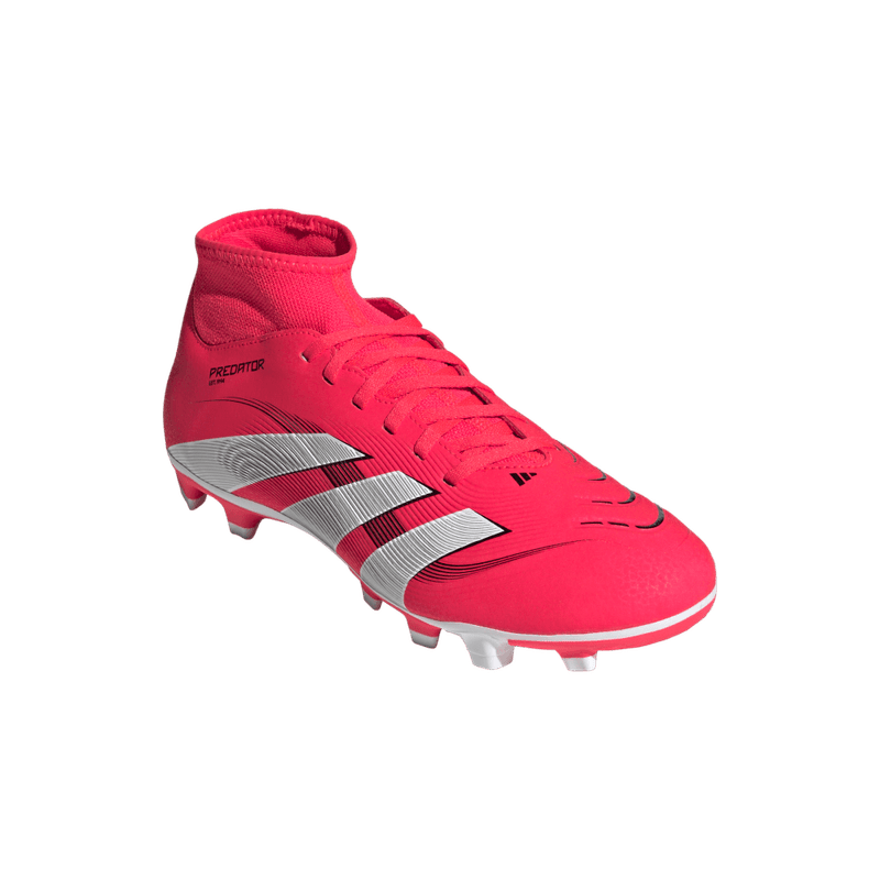 Guayos-adidas-unisex-Predator-Club-Sock-para-futbol-color-rojo.-Suela