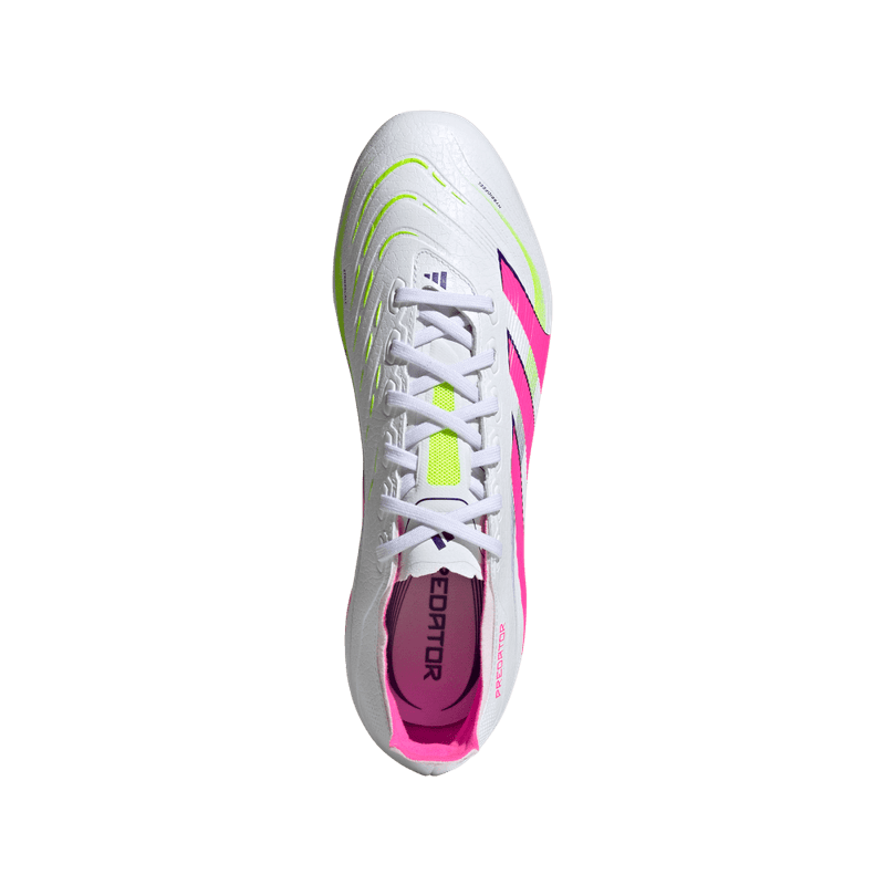 Guayos-adidas-unisex-Predator-League-Fg--para-futbol-color-blanco.-Vista-Lateral-Pares