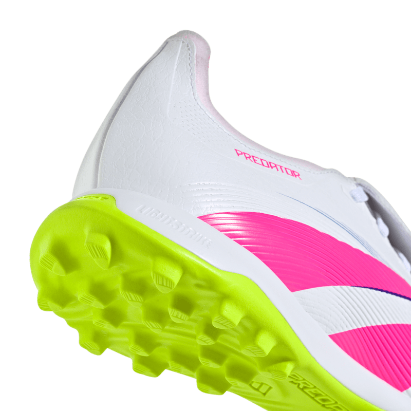 Guayos-adidas-unisex-Predator-League-Ft-para-futbol-color-blanco.-Par-Laterales