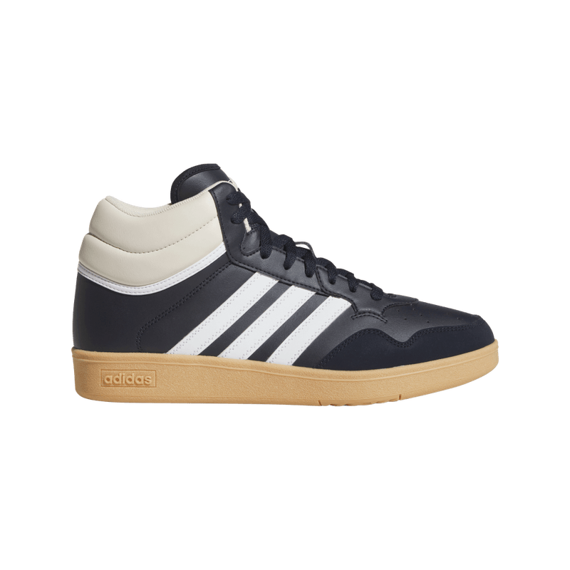 Tenis-adidas-unisex-Hoops-4.0-Mid-para-moda-color-azul.-Lateral-Externa-Derecha