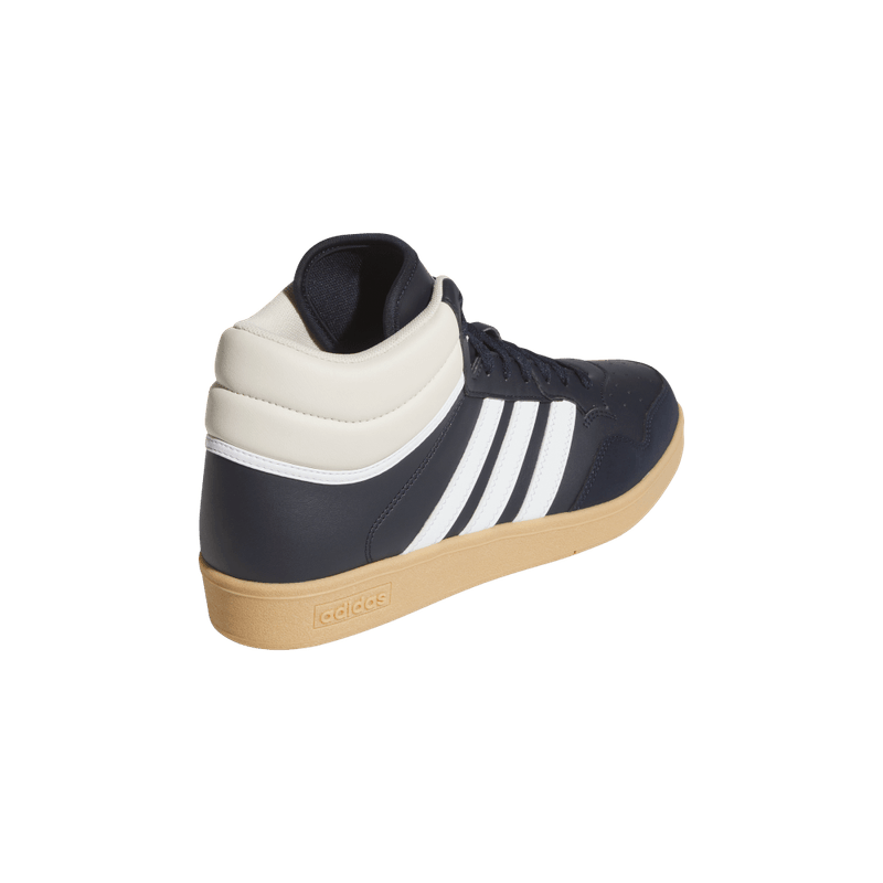 Tenis-adidas-unisex-Hoops-4.0-Mid-para-moda-color-azul.-Par-Laterales