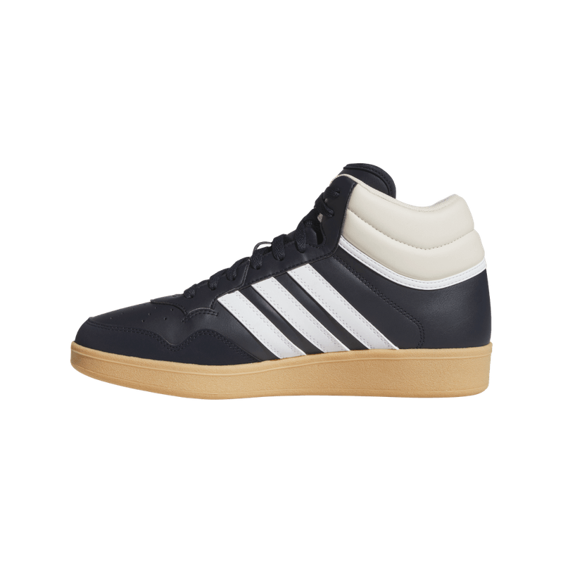 Tenis-adidas-unisex-Hoops-4.0-Mid-para-moda-color-azul.-Suela