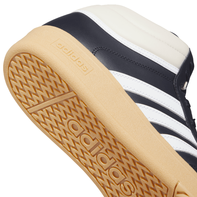 Tenis-adidas-unisex-Hoops-4.0-Mid-para-moda-color-azul.-Lateral-Y-Suela