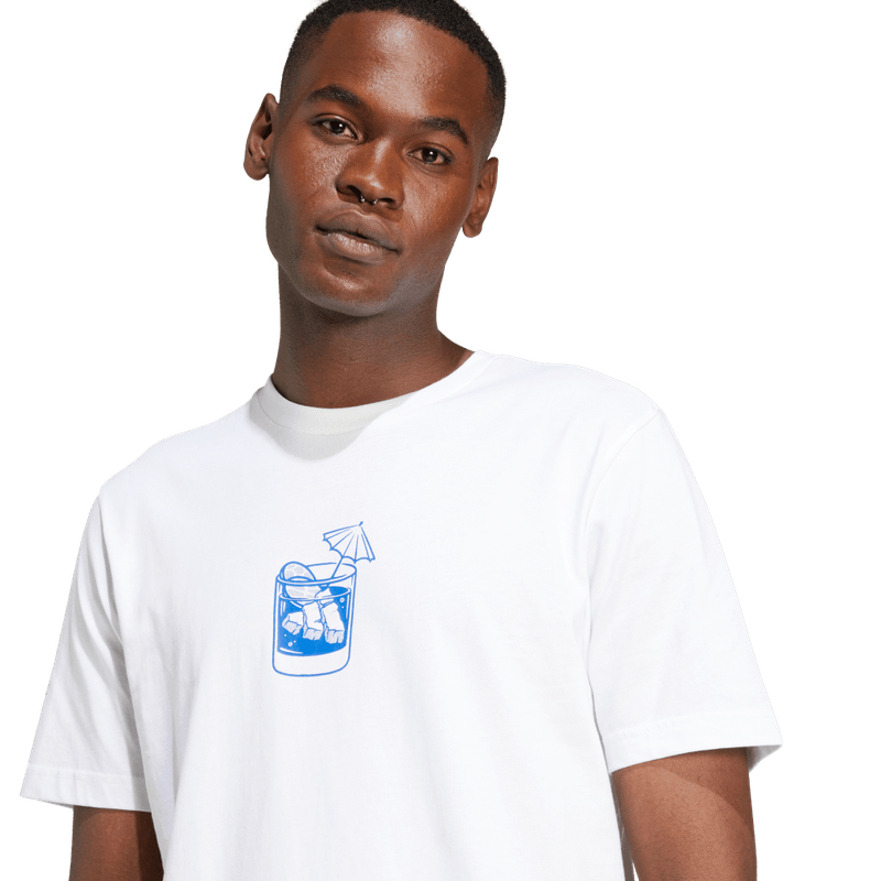 Camiseta-Manga-Corta-adidas-para-hombre-M-L-Drink-Tee-para-moda-color-blanco.-Detalle-Posterior