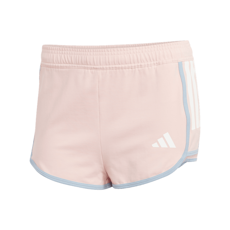 Pantaloneta-adidas-para-mujer-W-Tiro-Q2-Sho-para-moda-color-rosado.-Frontal-Sobre-Modelo