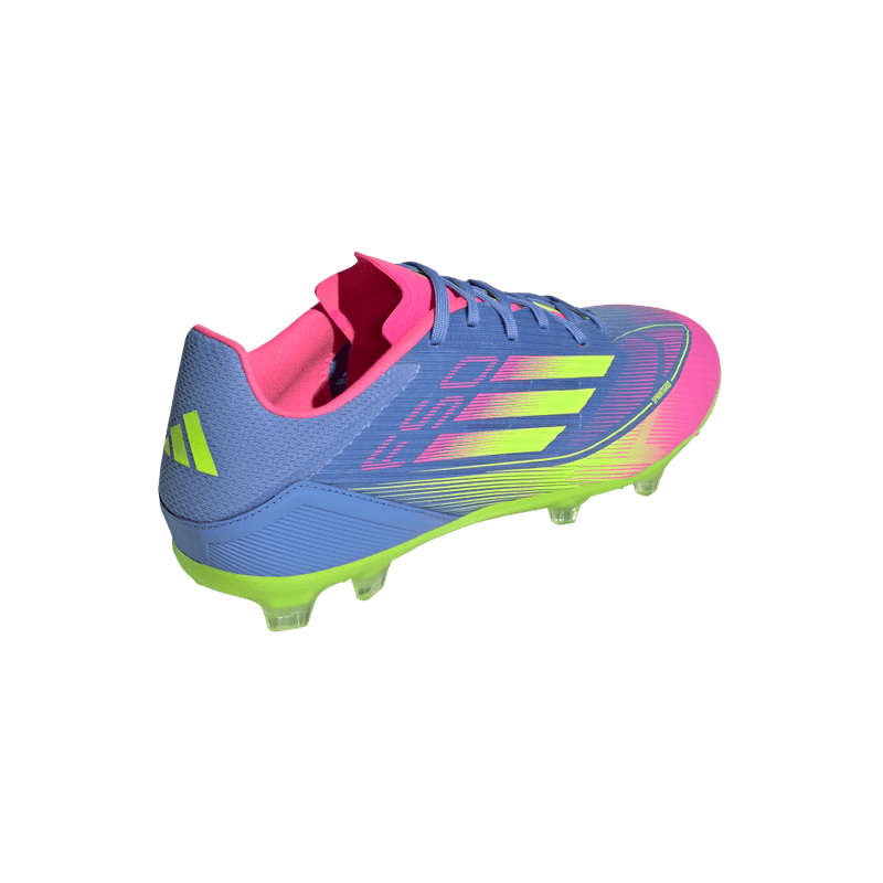 Guayos-adidas-unisex-F50-League-Fg-Mg-para-futbol-color-azul.-Par-Alineados
