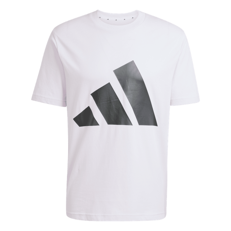 Camiseta-Manga-Corta-adidas-para-hombre-M-Bl-Sj-T-para-moda-color-blanco.-Frontal-Sobre-Modelo