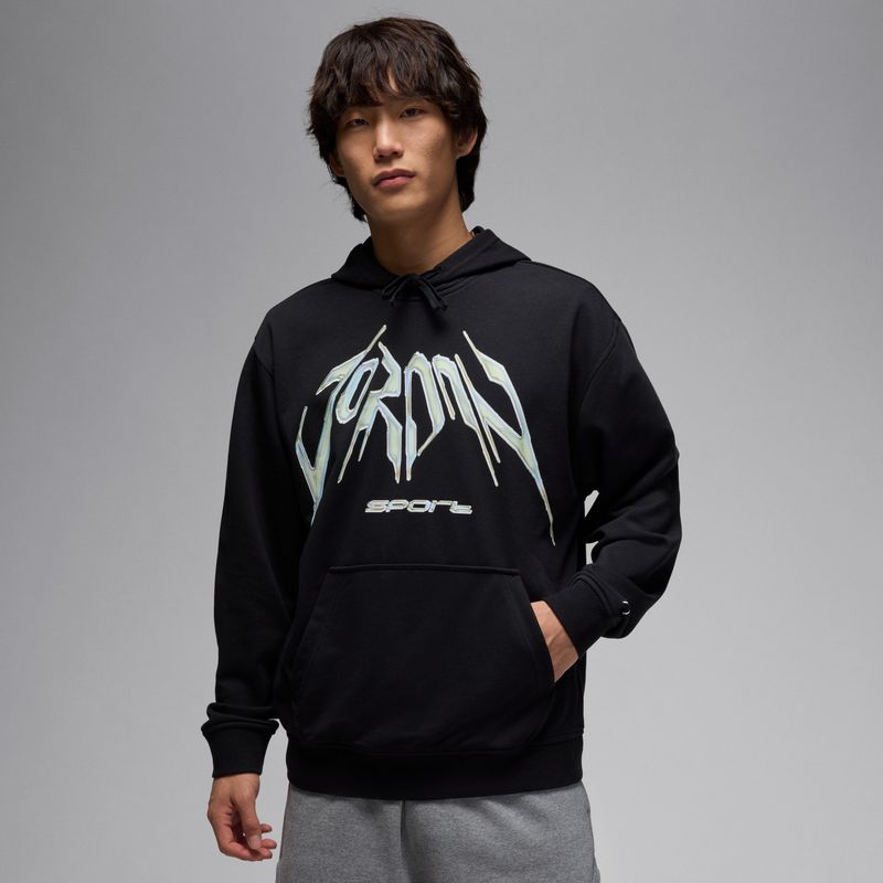 Hoodie-nike-para-hombre-M-J-Df-Sprt-Csvr-Gfx-Flc-Po-para-moda-color-blanco.-Frente-Sobre-Modelo