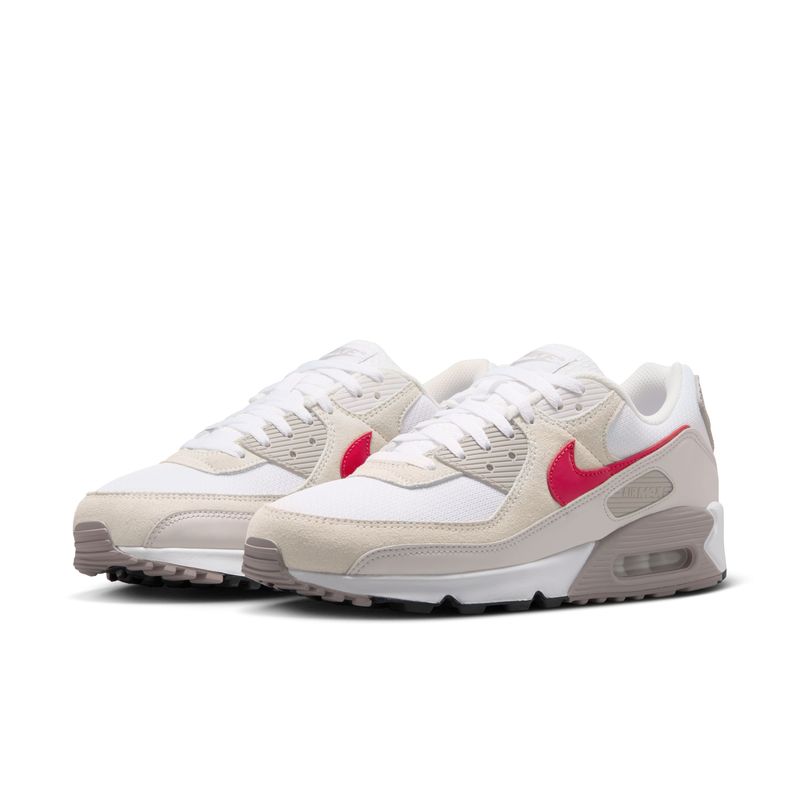 Tenis-nike-para-hombre-Air-Max-90-para-moda-color-blanco.-Suela