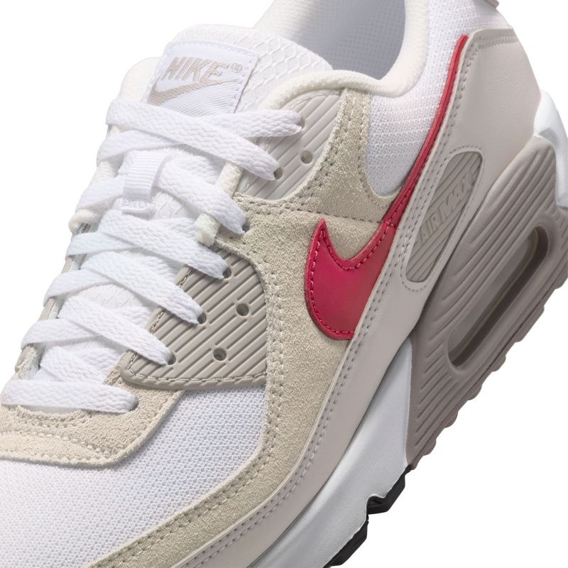 Tenis-nike-para-hombre-Air-Max-90-para-moda-color-blanco.-Detalle-1