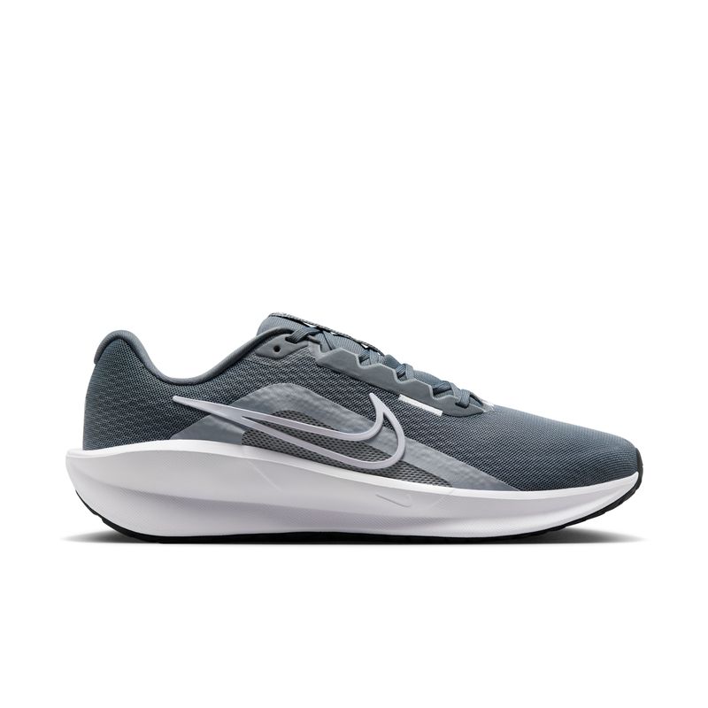 Tenis-nike-para-hombre-Nike-Downshifter-13-para-correr-color-gris.-Lateral-Externa-Derecha
