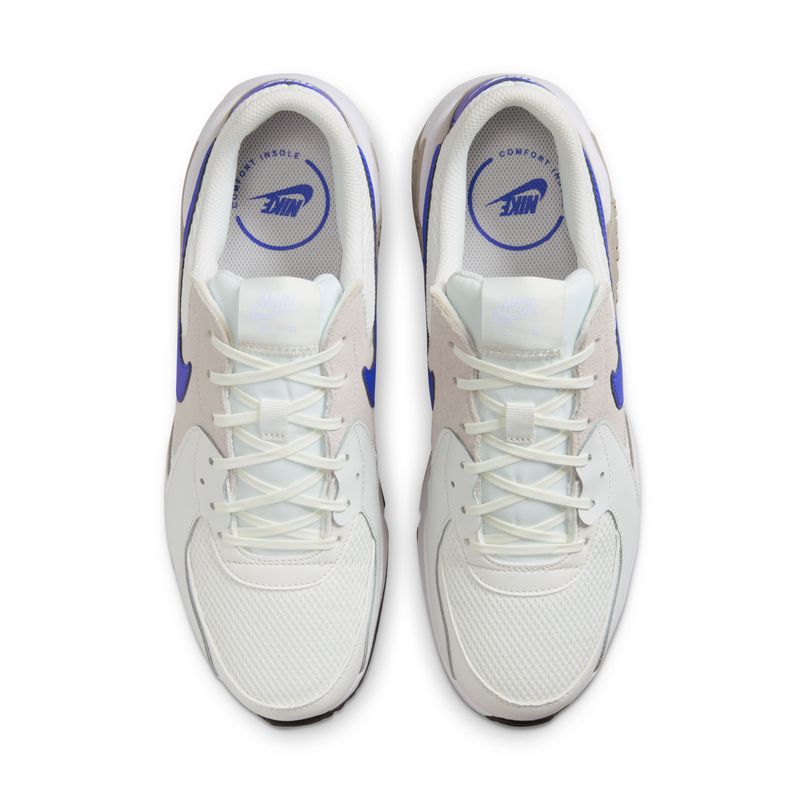 Tenis-nike-para-hombre-Nike-Air-Max-Excee-para-moda-color-blanco.-Capellada