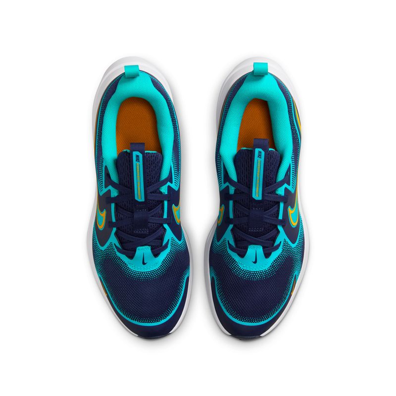 Tenis-nike-para-niño-Nike-Cosmic-Runner-Gs-para-moda-color-azul.-Capellada