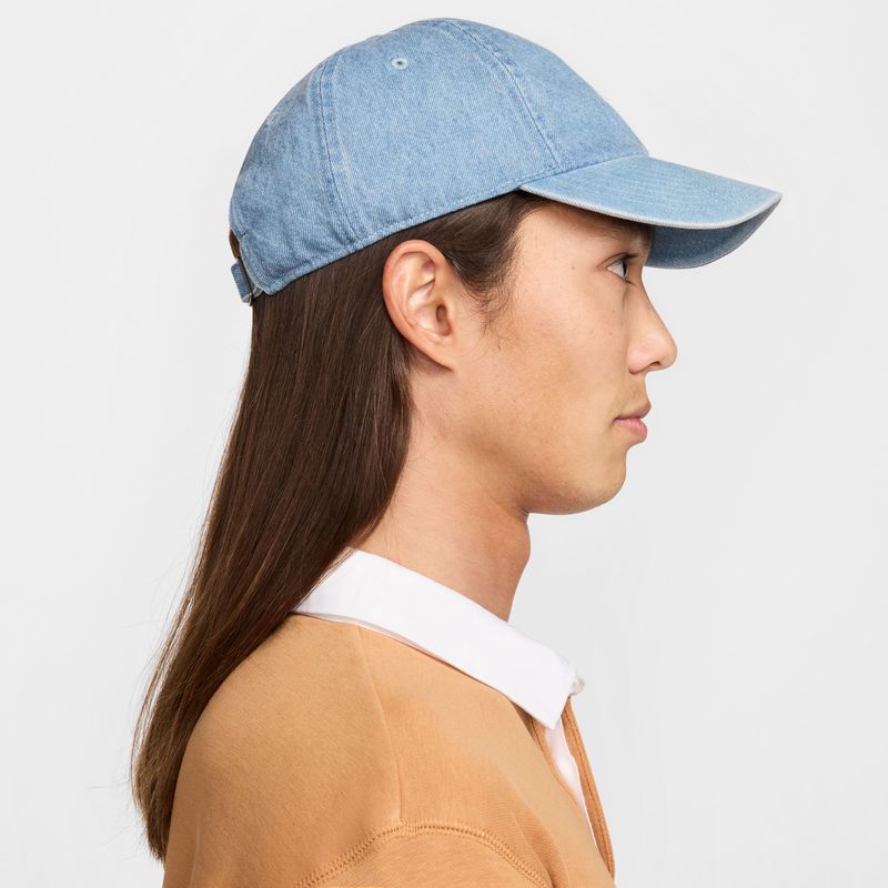 Gorra-nike-para-hombre-U-Nk-Club-Cap-U-Cb-Denim-24-L-para-moda-color-azul.-Modelo-Accesorio