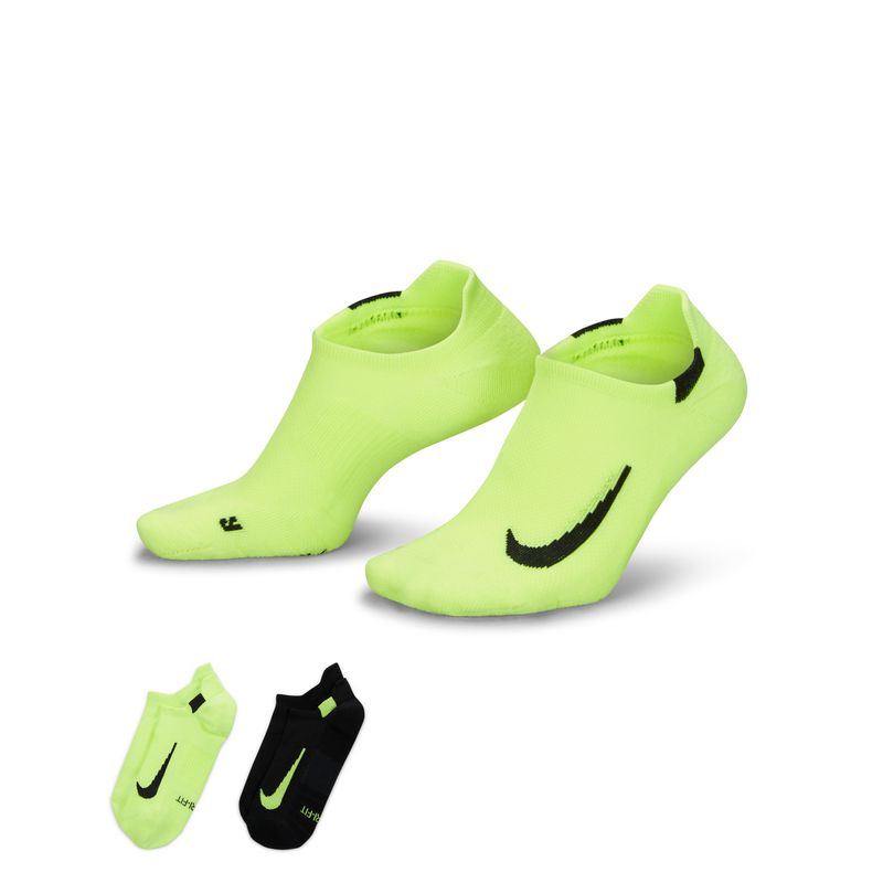 Medias-nike-para-hombre-U-Nk-Mltplier-Ns-2Pr---144-para-correr-color-multicolor.-Frente-Sin-Modelo