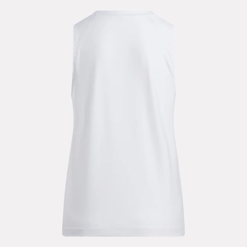 Camiseta-Manga-Sisa-reebok-para-mujer-Id-Train-Tank-para-entrenamiento-color-blanco.-Outfit-Completo