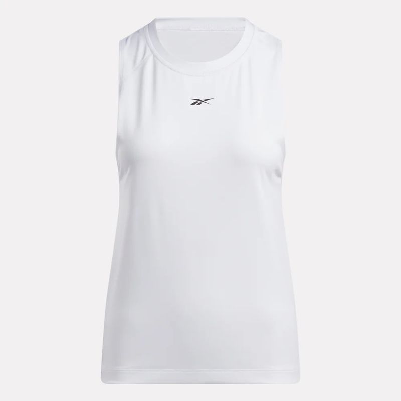 Camiseta-Manga-Sisa-reebok-para-mujer-Id-Train-Tank-para-entrenamiento-color-blanco.-Reflectores