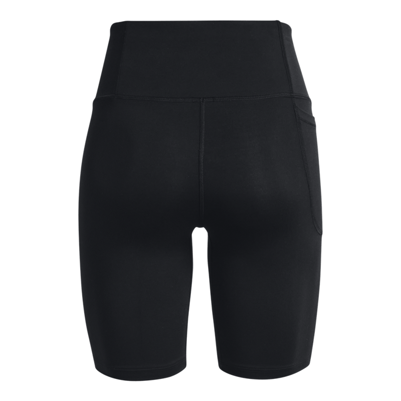 Licra-under-armour-para-mujer-Motion-Bike-Short-para-entrenamiento-color-negro.-Reverso-Sin-Modelo