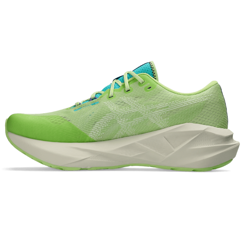 Tenis-asics-para-hombre-Novablast-5-Tr-para-correr-color-verde.-Lateral-Externa-Izquierda