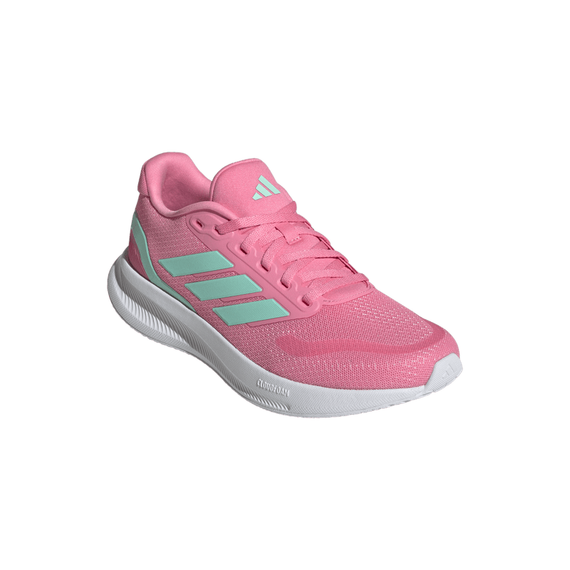 Tenis-adidas-para-mujer-Runfalcon-5-W-para-correr-color-rosado.-Par-Alineados