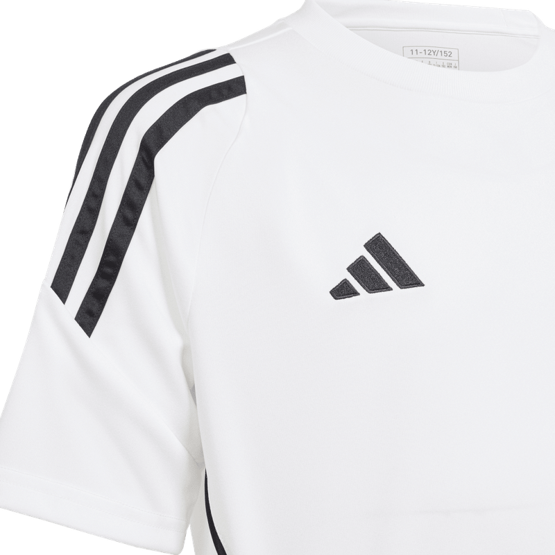 Camiseta-De-Equipo-adidas-para-niño-Tiro24-Jsyy-para-futbol-color-blanco.-Detalle-Posterior