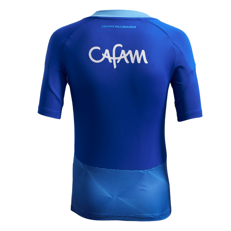 Camiseta-De-Equipo-adidas-para-niño-Mil-H-Jsy-Y-para-futbol-color-azul.-Frente-Sobre-Modelo