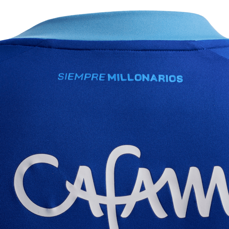 Camiseta-De-Equipo-adidas-para-niño-Mil-H-Jsy-Y-para-futbol-color-azul.-Detalle-Posterior