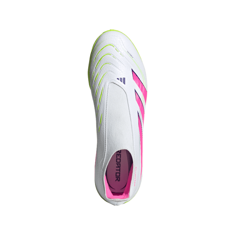 Guayos-adidas-para-hombre-Predator-League-Ll-Tf-para-futbol-color-blanco.-Vista-Lateral-Pares