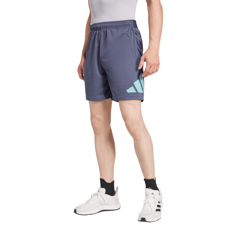 Pantaloneta-adidas-para-hombre-Tr-Es-Logo-Sho-para-entrenamiento-color-azul.-Lateral-Derecho-Sin-Modelo