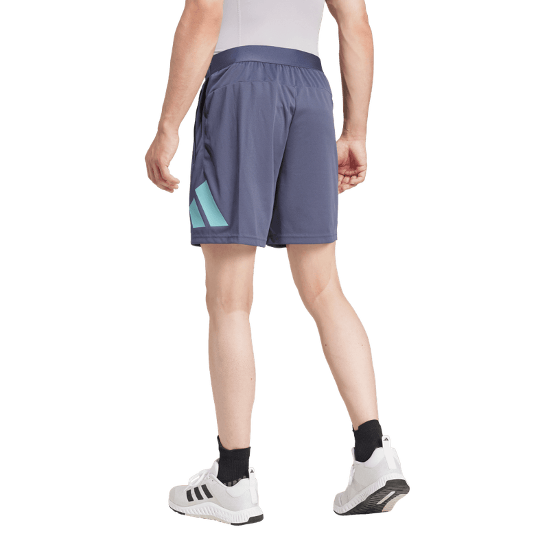 Pantaloneta-adidas-para-hombre-Tr-Es-Logo-Sho-para-entrenamiento-color-azul.-Reverso-Sin-Modelo
