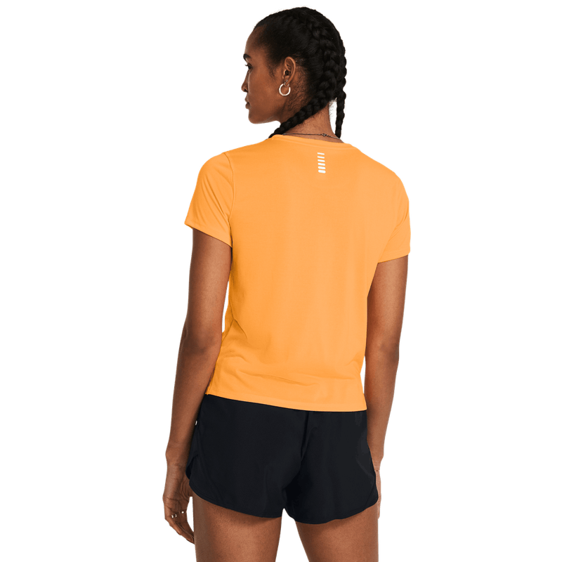 Camiseta-Manga-Corta-under-armour-para-mujer-Ua-Streaker-Ss-para-correr-color-naranja.-Reverso-Sin-Modelo