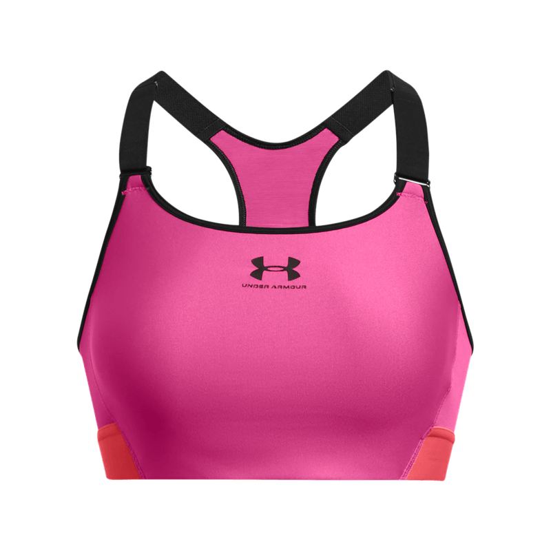 Top-under-armour-para-mujer-Ua-Hg-Armour-High-para-entrenamiento-color-negro.-Frente-Sin-Modelo