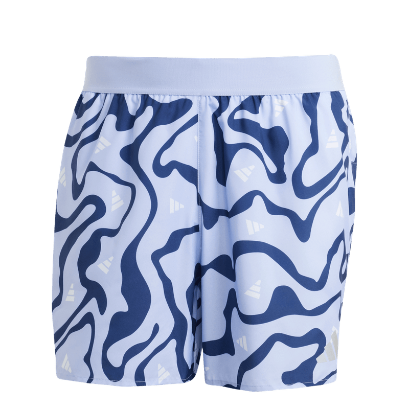 Pantaloneta-adidas-para-hombre-Run-It-Bl-Sho-M-para-correr-color-morado.-Frontal-Sobre-Modelo