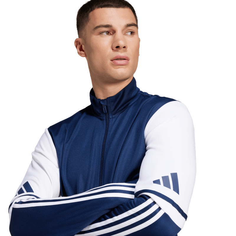 Chaqueta-adidas-para-hombre-Sq25-Tr-Jkt-para-futbol-color-azul.-Detalle-Reflectivo-Modelo
