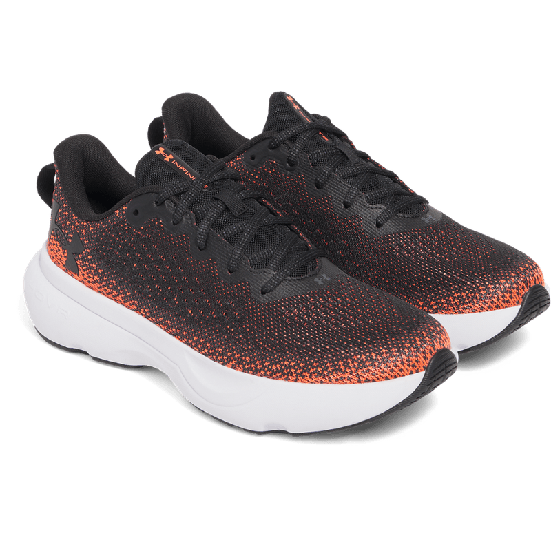 Tenis-under-armour-para-hombre-Ua-Infinite-para-correr-color-negro.-Par-Alineados