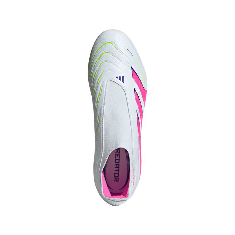 Guayos-adidas-unisex-Predator-League-Ll-para-futbol-color-blanco.-Vista-Lateral-Pares
