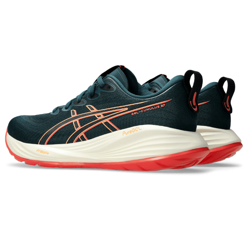 Tenis-asics-para-hombre-Gel-Cumulus-27-para-correr-color-verde.-Detalle-1