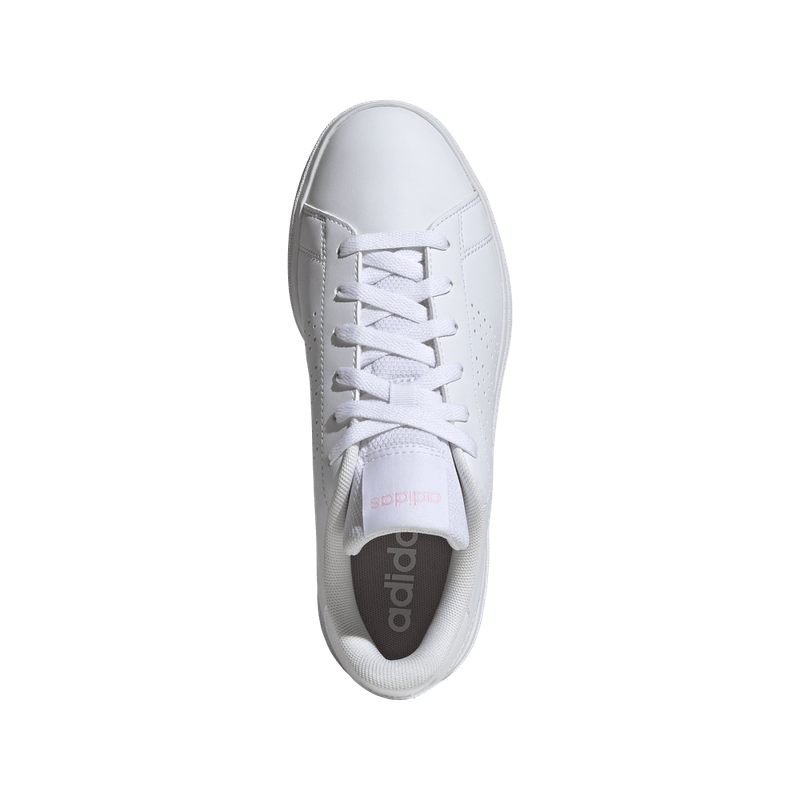 Tenis-adidas-para-mujer-Advantage-Base-2.0-para-moda-color-blanco.-Capellada
