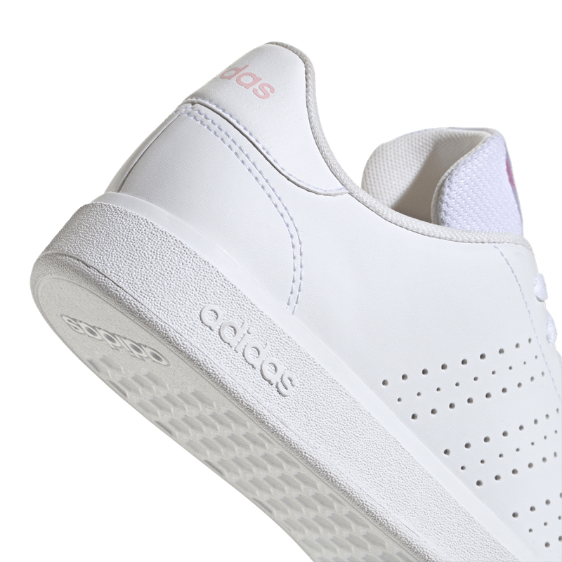Tenis-adidas-para-mujer-Advantage-Base-2.0-para-moda-color-blanco.-Lateral-Y-Suela