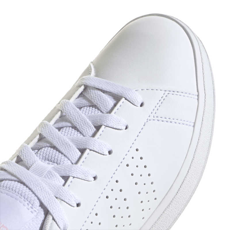 Tenis-adidas-para-mujer-Advantage-Base-2.0-para-moda-color-blanco.-Detalle-2