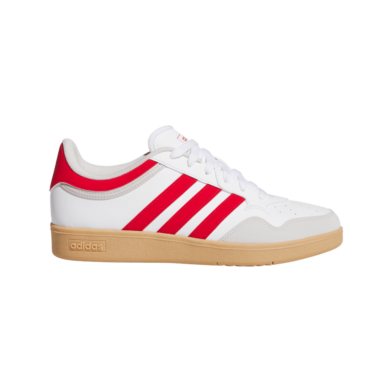 Tenis-adidas-unisex-Hoops-4.0-para-moda-color-blanco.-Lateral-Externa-Derecha