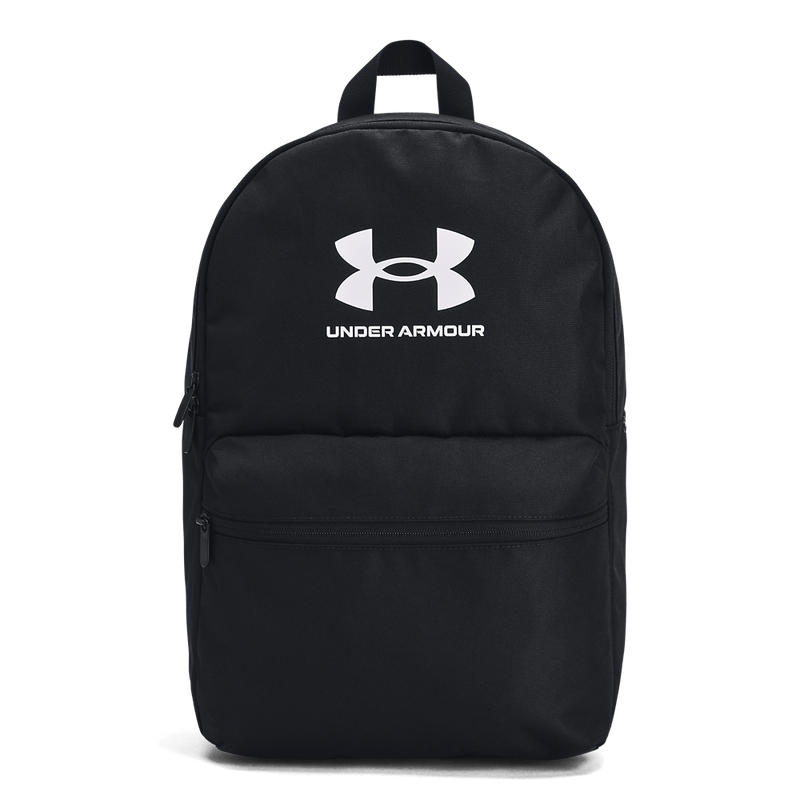 Morral-under-armour-unisex-Essntl-Lite-Backpack-para-moda-color-negro.-Frente-Sin-Modelo