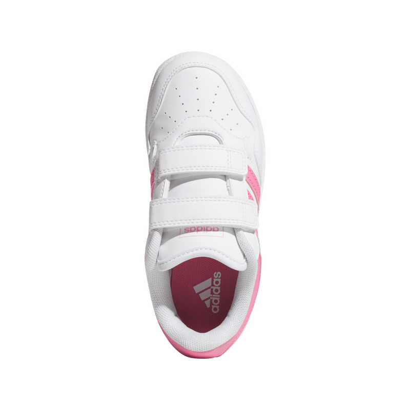 Tenis-adidas-para-niño-Hoops-4.0-Cf-C-para-moda-color-blanco.-Capellada