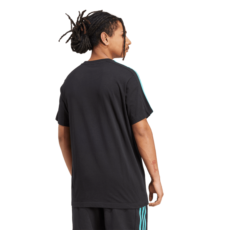 Camiseta-Manga-Corta-adidas-para-hombre-Mer-Dna-Tee-M-para-moda-color-negro.-Frente-Sin-Modelo