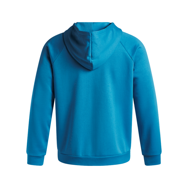 Chaqueta-under-armour-para-hombre-Rival-Flce-Fz-Hoodie-para-entrenamiento-color-azul.-Reverso-Sin-Modelo